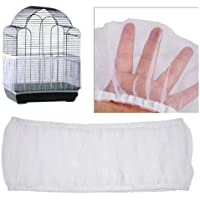 Cubierta de Malla para Jaula de Pájaros- Rejilla de Nailon Universal para Mascotas- Pájaros- Jaula para Loros- Receptor…